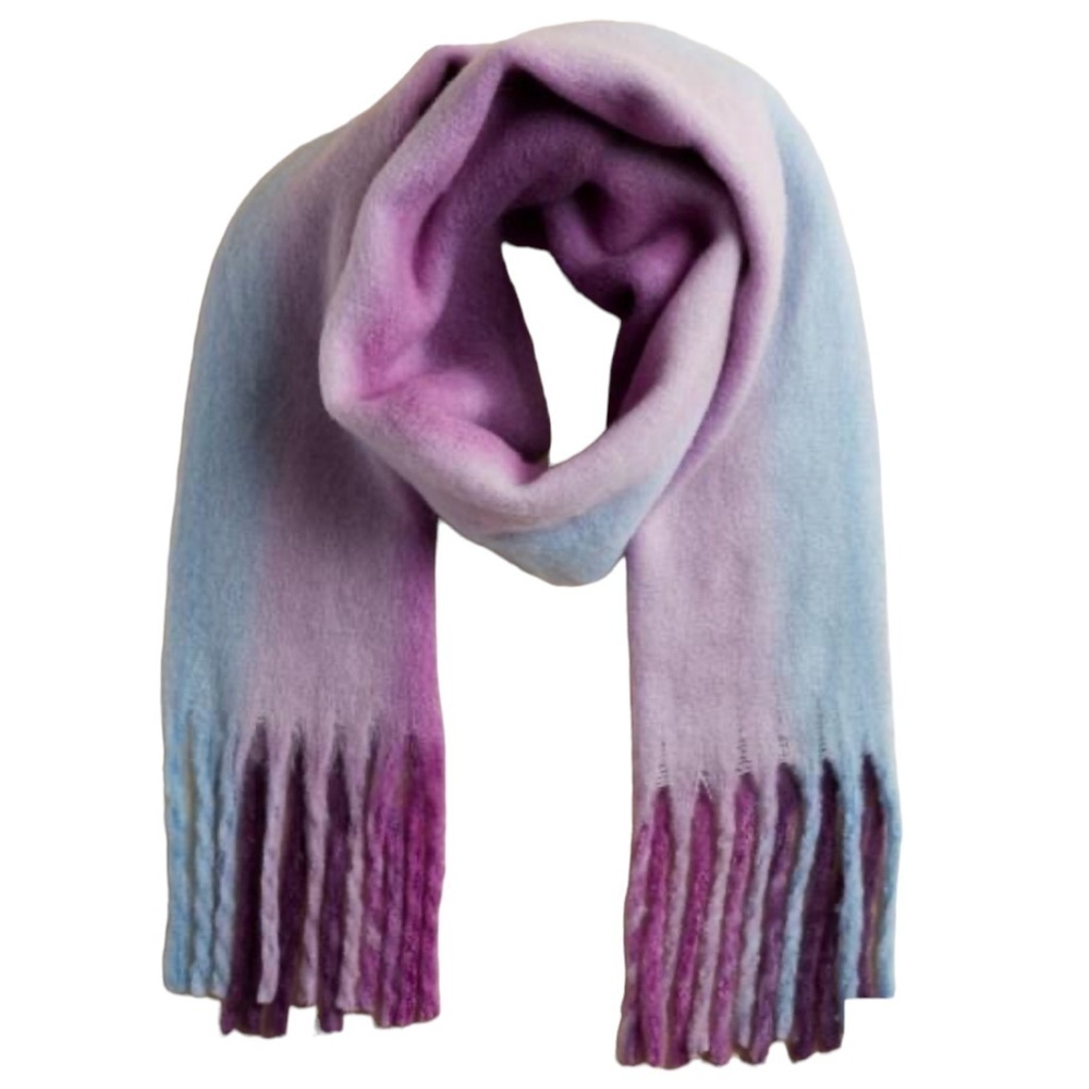 New with tags TORRID Fringe Scarf  Purple.